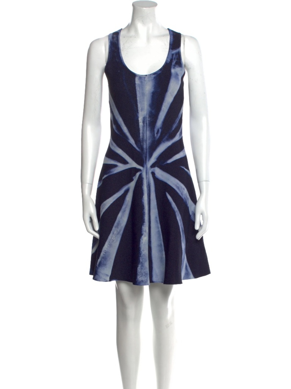 Proenza Schouler Tie-dye Sleeveless Knit Mini Dress XL
